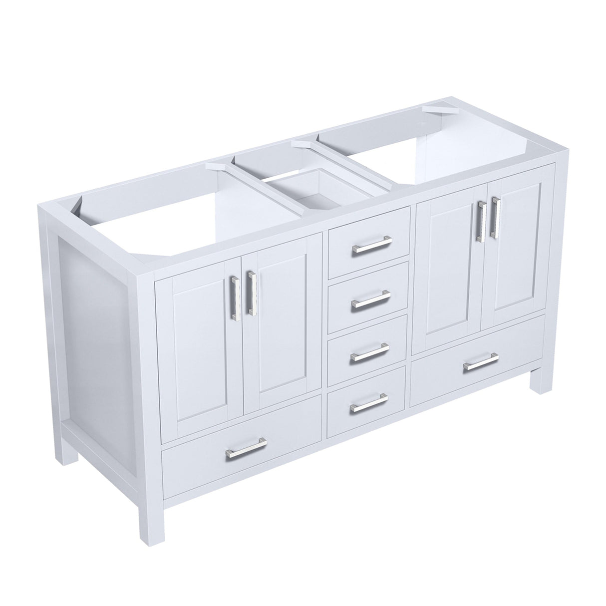 Jacques 60" White Vanity Cabinet Only