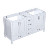 Jacques 60" White Vanity Cabinet Only