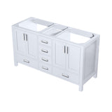 Jacques 60" White Vanity Cabinet Only