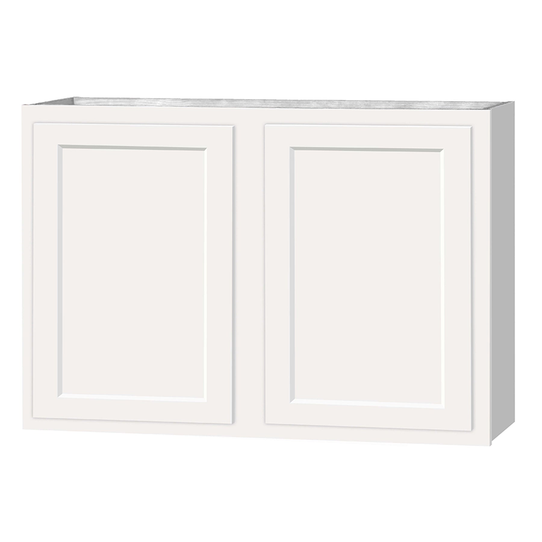 30 inch Wall Cabinets - Dwhite Shaker - 42 Inch W x 30 Inch H x 12 Inch D