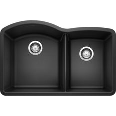 Blanco 32 inch Double Bowl Undermount Kitchen Sink - 60/40