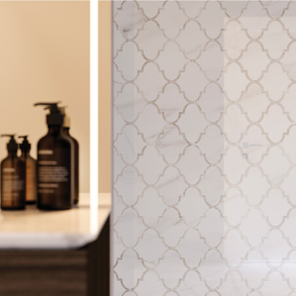 Mayfair Black Diamond Gloss 600x600mm Wall and Floor Tile - Luxury