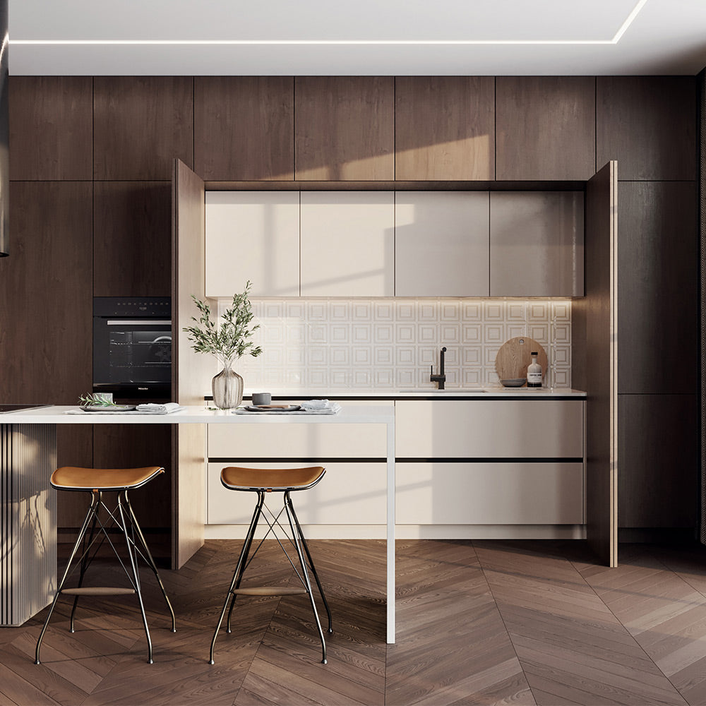 Mayfair Suave Bianco Glazed Porcelain Piazza Polished Mosaic