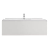 Aipo Floating / Wall Mounted Bathroom Vanity with Acrylic Sink