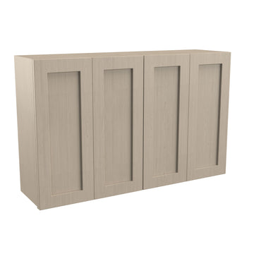 30” High 4 Door Wall Cabinet | Elegant Stone| 48W x 30H x 12D