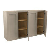 RTA - Elegant Stone - 30" High 4 Door Wall Cabinet | 48"W x 30"H x 12"D