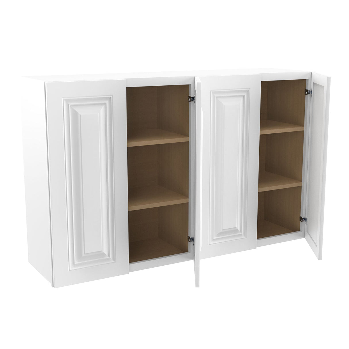 RTA - Park Avenue White - 30" High 4 Door Wall Cabinet | 48"W x 30"H x 12"D