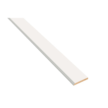 Valance Boards - 48 Inch Val 48 Inch W x 5-1/2 Inch H x 0.75 Inch D - Dwhite Shaker - Kitchen Cabinet