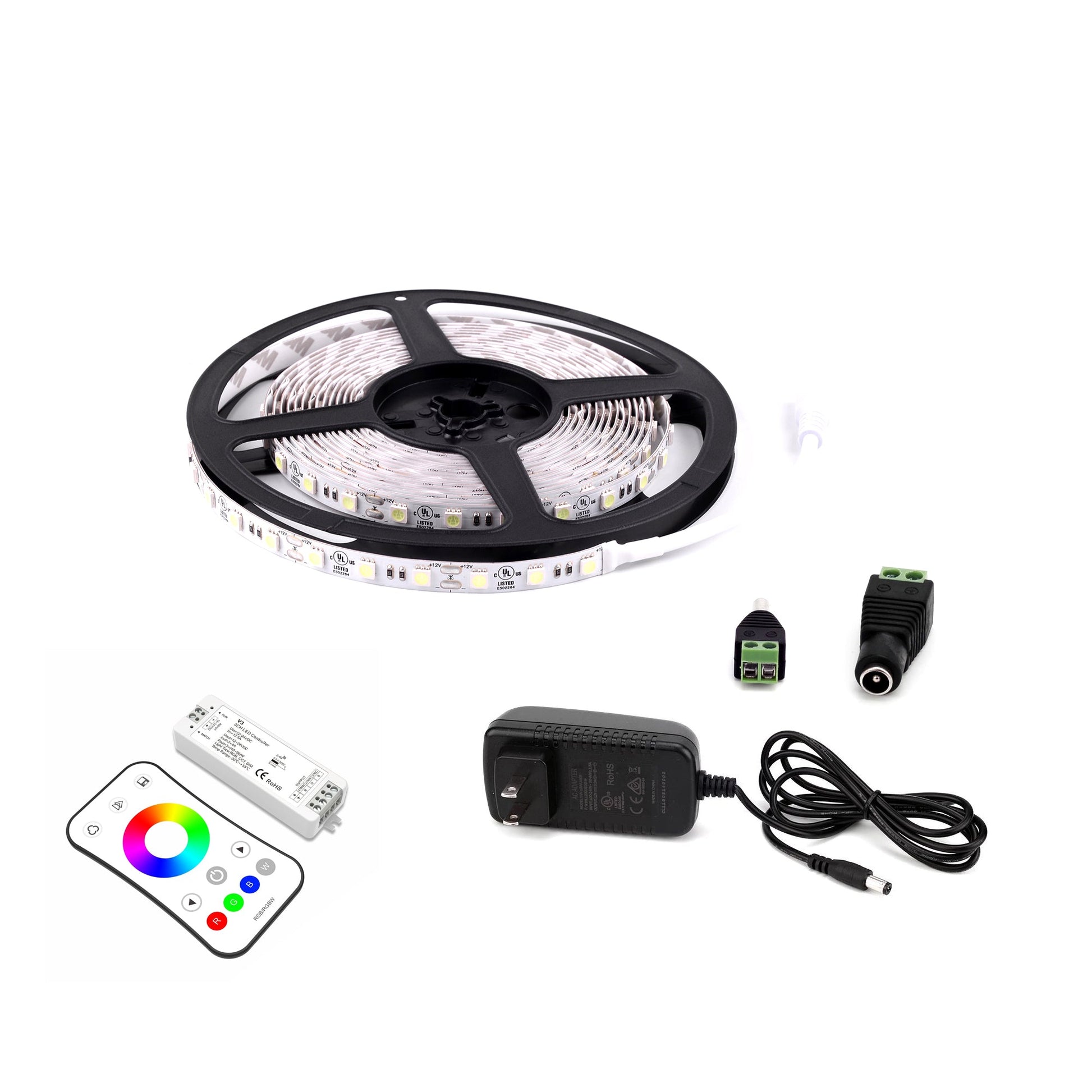 Outdoor LED Light Strips with RGB - LED Tape Light with IP65 with Powe