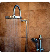 Multi Function 3 Spray Shower System - Aquarain W/ Handshower - Surface Mounted Shower Spa - 10 Years Warranty