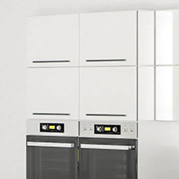 Kitchen Cabinet - Flat Panel Cabinet Sample Door - Milano White