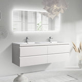 Artland Floating / Wall Mounted Bathroom Vanity With Acrylic Sink