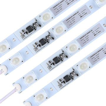 9W LED Module Lights - 8-Pack - 3 LEDs/Bar - DC24V - 7000K - UL Listed