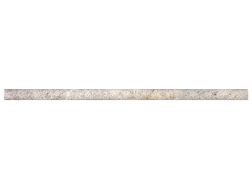 5/8 X 12 In Silver Ash Honed Travertine Pencil