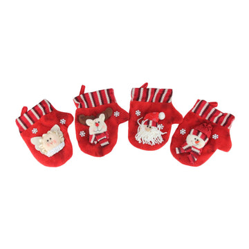 10-Piece Red Classics Christmas Stocking and Novelty Gift Bag Set