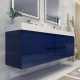 Fusion Floating / Wall Mounted Bathroom Vanity with Acrylic Sink