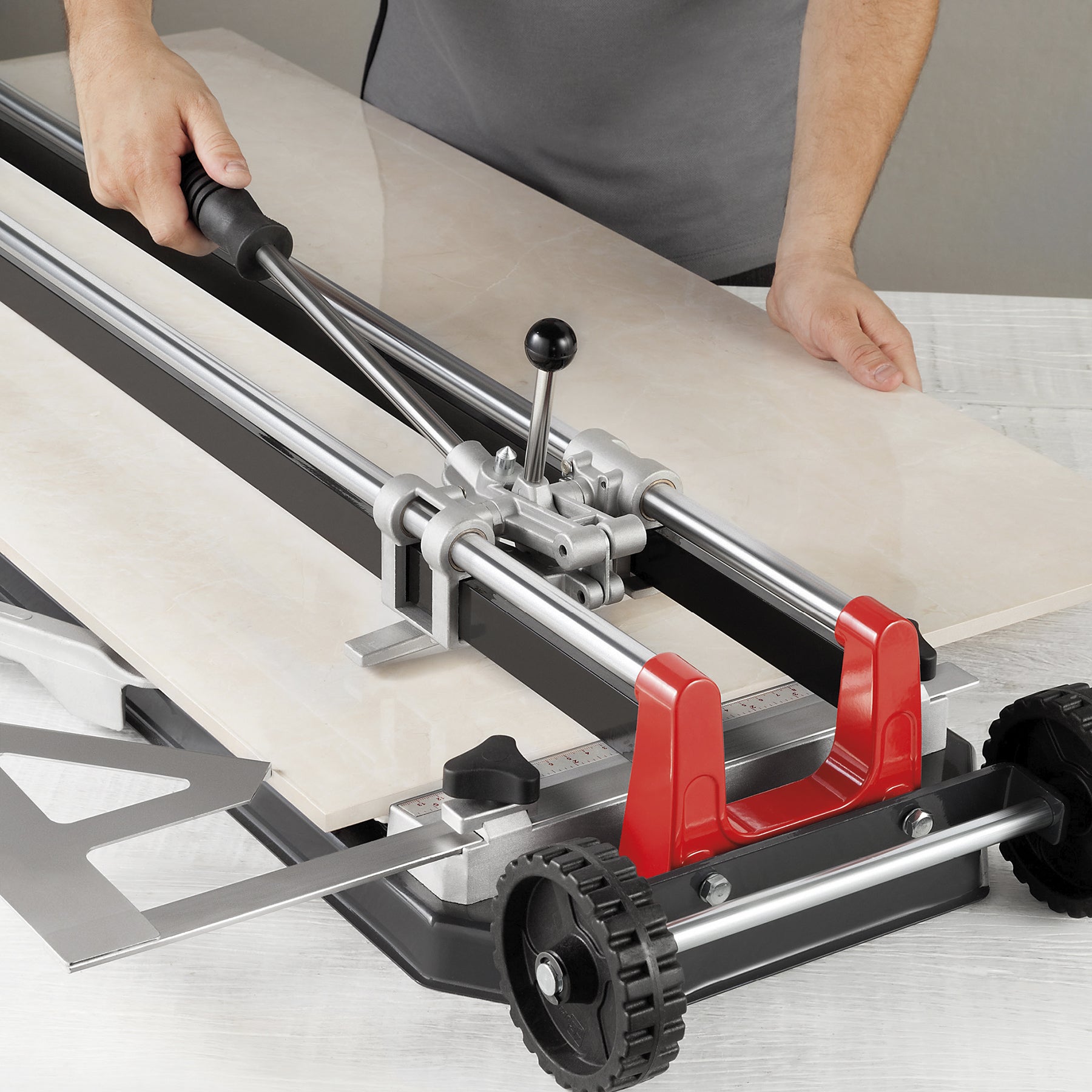 Cortag | Super 750 30 inch Tile Cutter, Grey - Floor & Decor