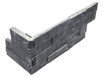 6 X 18 In Carbon Ledger Stone Assembled Corner
