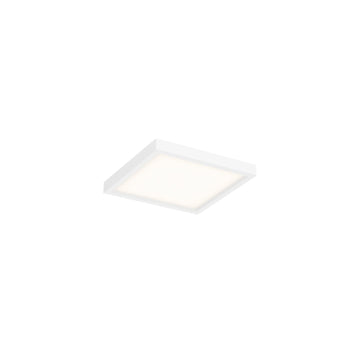 Square LED Pro Flushmount, 3000K (Warm White), White Finish