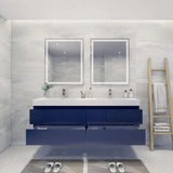 Fusion Floating / Wall Mounted Bathroom Vanity with Acrylic Sink