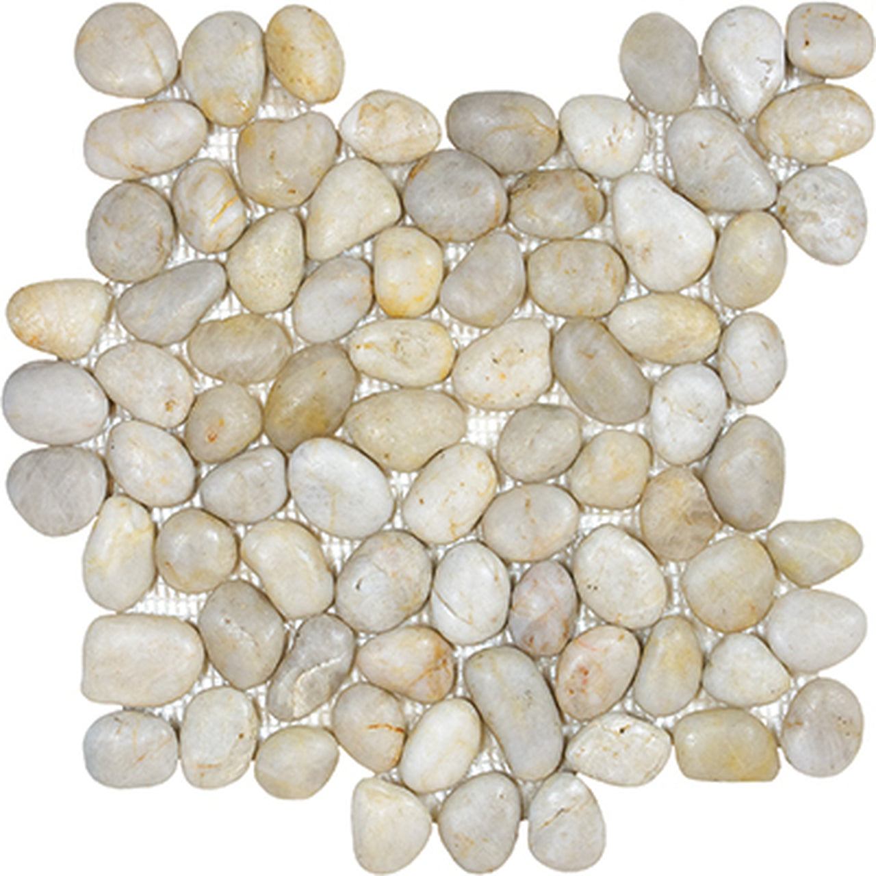 Zen Fiji Cream Natural Pebble Mosaic