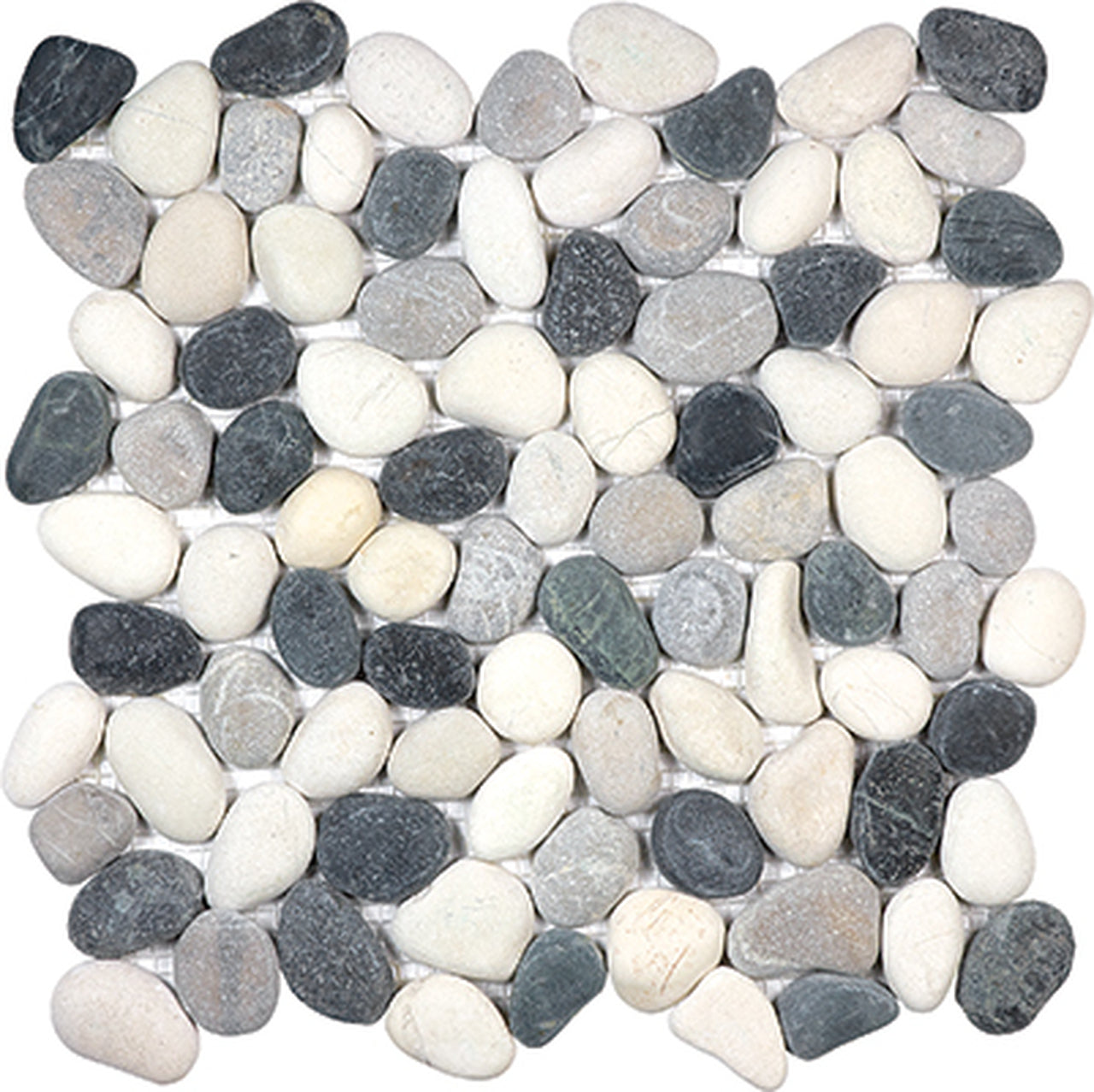 Zen Tranquil Cool Blend Natural Pebble Mosaic
