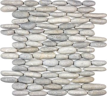 Zen Vitality Mica Stacked Pebble Mosaic