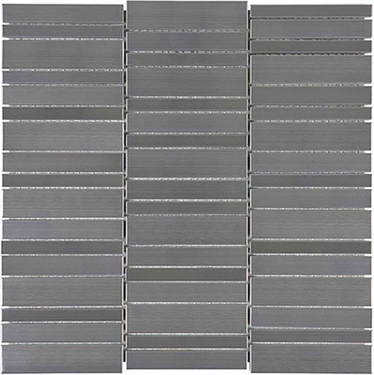 Random Stacked Stainless Steel Mosaic