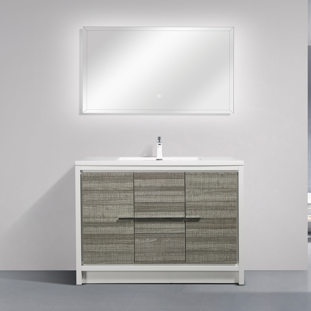 Ashdale Freestanding Bathroom Vanity With Sink, Soft Closing Doors & Drawer - BUILDMYPLACE