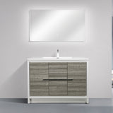 Ashdale Freestanding Bathroom Vanity With Sink, Soft Closing Doors & Drawer - BUILDMYPLACE