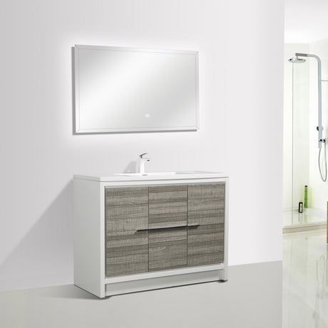 Ashdale Freestanding Bathroom Vanity With Sink, Soft Closing Doors & Drawer - BUILDMYPLACE