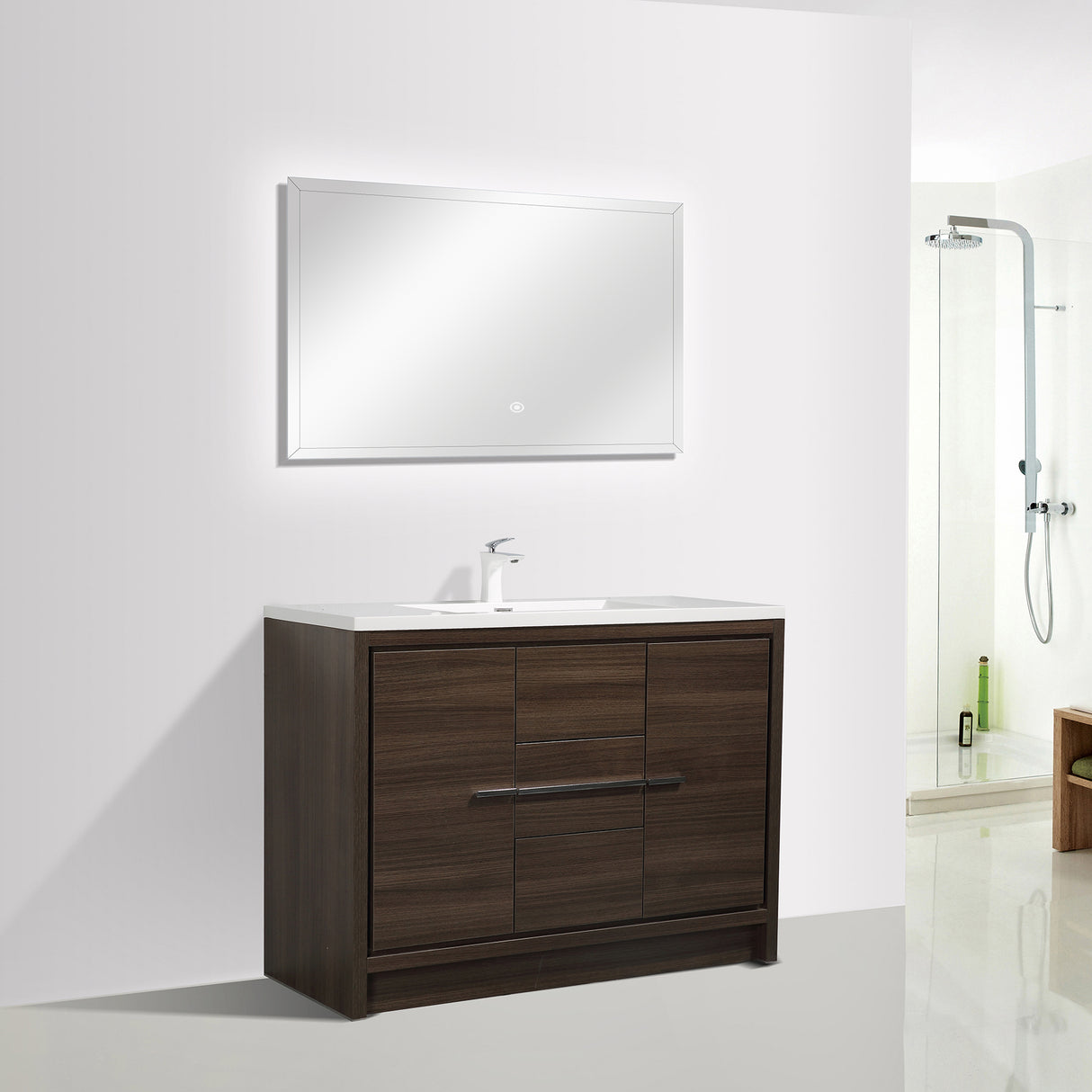 Ashdale Freestanding Bathroom Vanity With Sink, Soft Closing Doors & Drawer - BUILDMYPLACE