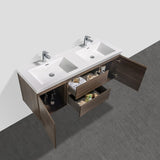 Artland Floating / Wall Mounted Bathroom Vanity With Acrylic Sink