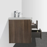 Artland Floating / Wall Mounted Bathroom Vanity With Acrylic Sink