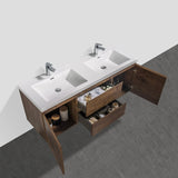 Artland Floating / Wall Mounted Bathroom Vanity With Acrylic Sink