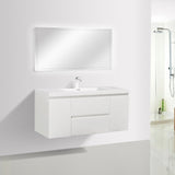 Artland Floating / Wall Mounted Bathroom Vanity With Acrylic Sink