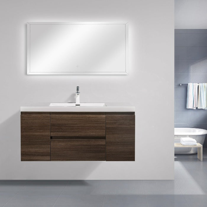 Artland Floating / Wall Mounted Bathroom Vanity With Acrylic Sink