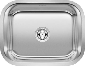 Blanco Stellar Single Bowl Undermount Laundry Sink in Brushed Stainless Steel
