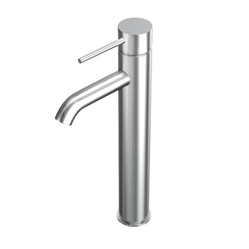 Single-Handle Single Hole Modern Deck Mount Bathroom Sink Faucet in Chrome Finish with 2 Pcs Hot & Cold 27.56 in. Hose
