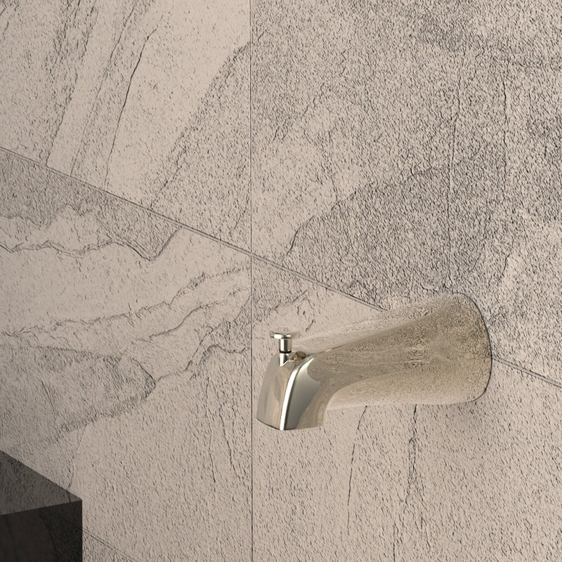 Wall Mounted Shower Faucet Set , Chrome / Brushed Nickel Finish