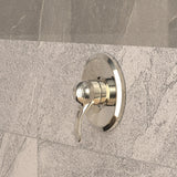 Wall Mounted Shower Faucet Set , Chrome / Brushed Nickel Finish