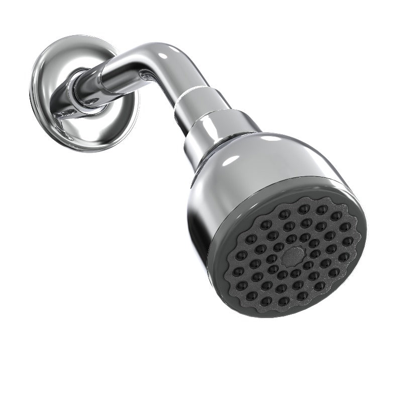 Wall Mounted Shower Faucet Set , Chrome / Brushed Nickel Finish