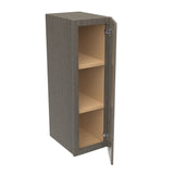 RTA - Elegant Smoky Grey - 30" High Single Door Wall Cabinet | 9"W x 30"H x 12"D