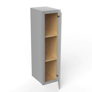 36 inch Wall Cabinet - 9W x 36H x 12D - Grey Shaker Cabinet