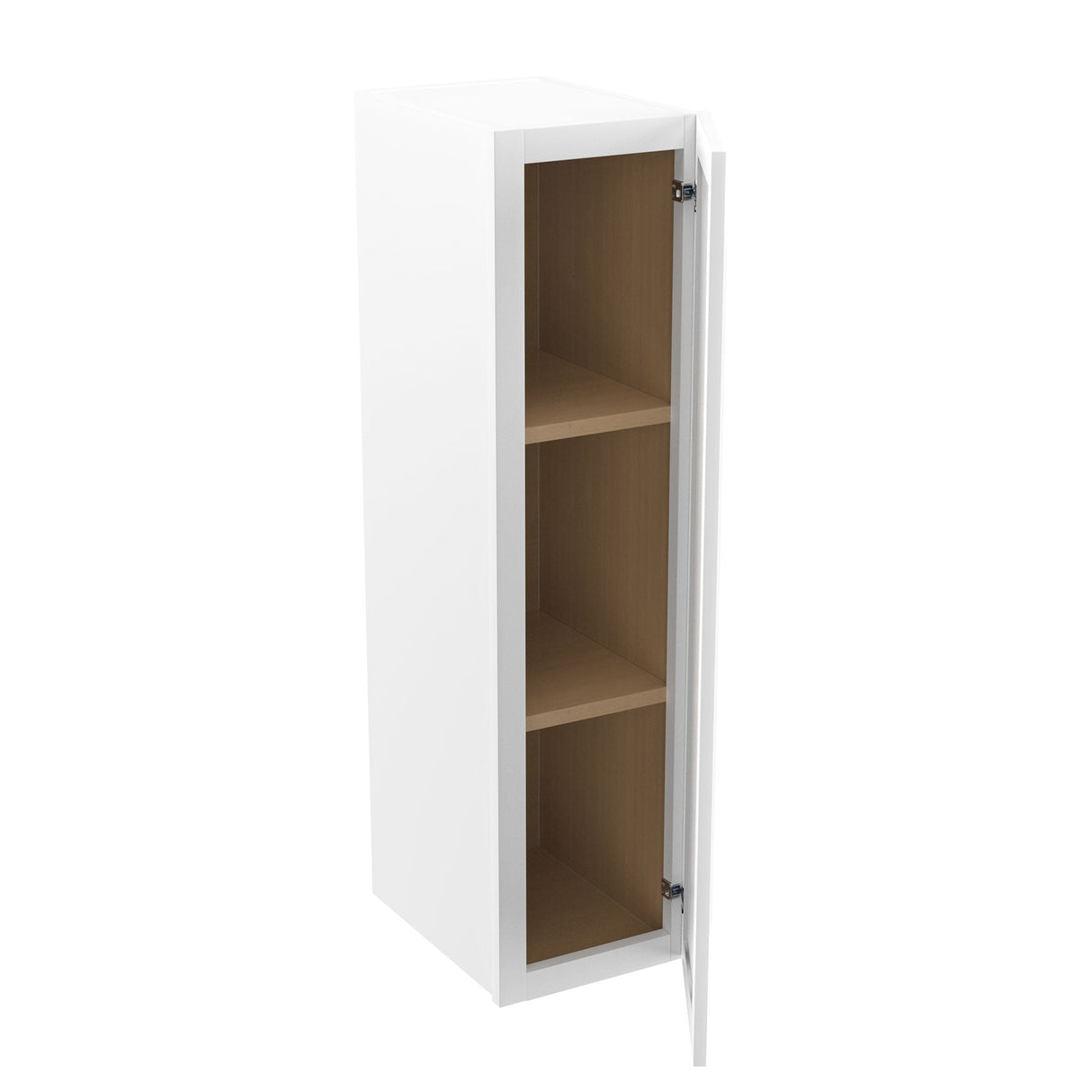 RTA - Park Avenue White - 36" High Single Door Wall Cabinet | 9"W x 36"H x 12"D