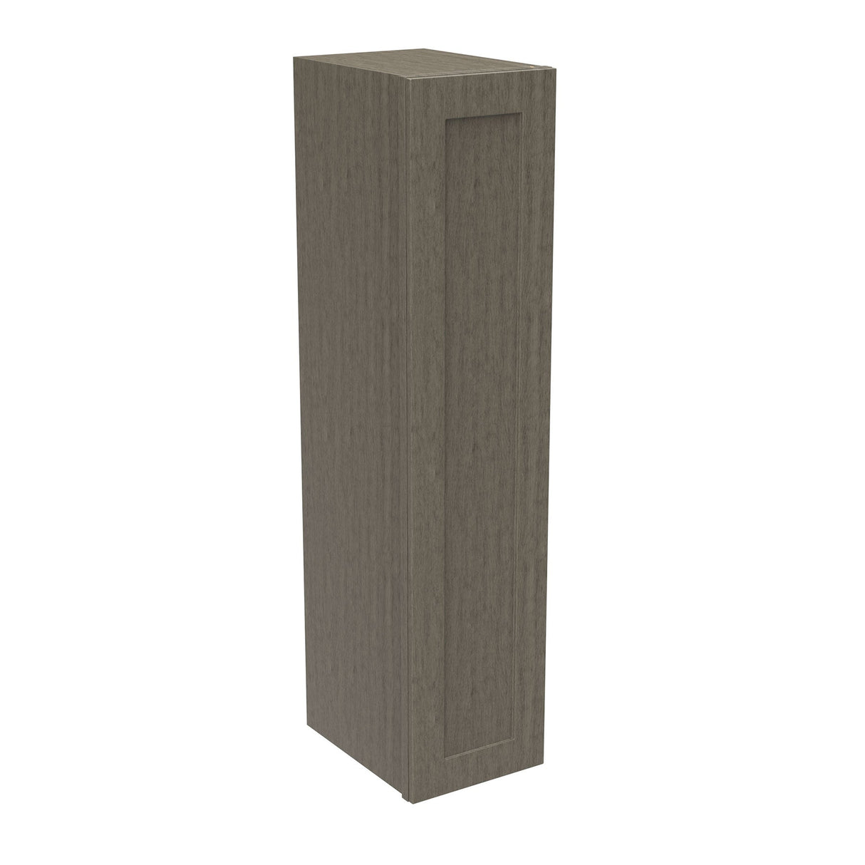 RTA - Elegant Smoky Grey - 42" High Single Door Wall Cabinet | 9"W x 42"H x 12"D