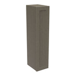 RTA - Elegant Smoky Grey - 42" High Single Door Wall Cabinet | 9"W x 42"H x 12"D