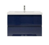 Brooklyn Floating / Wall Mounted Bathroom Vanity With Acrylic Sink