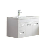 Alpha Floating / Wall Mounted Bathroom Vanity with Acrylic Sink