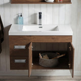 Alpha Floating / Wall Mounted Bathroom Vanity with Acrylic Sink